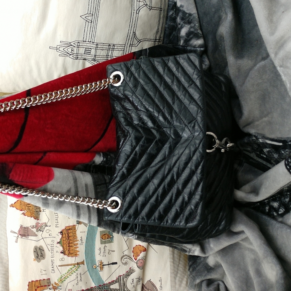 Rebecca Minkoff Black Quilted Satchel